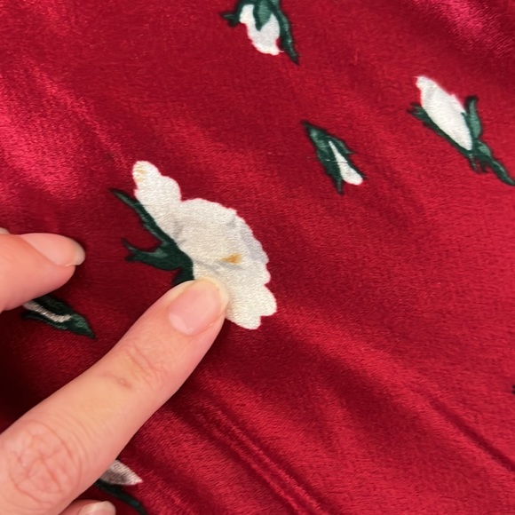 🌹 VINTAGE BETSEY JOHNSON ROSES MERMAID MAXI SKIRT 00 0 2 XXS XS S P - Picture 10 of 10